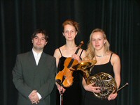 Trio Giovale ,     Mirjam Werner, Horn . Anna Heygster, Violine . Stanislav Unland - Boianov, Klavier .  Bundesauswahl des Deutschen Musikrats